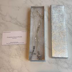 Two .925 Silver Chains & Pendants 