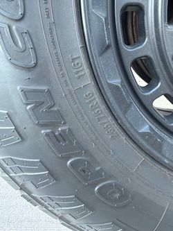 Toyo tires open country at3,  four tires size 265/75-16