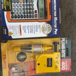 Tajima plumb-rite 400 + construction master pro calculator