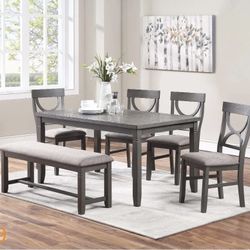 Dining Table Set With Bench
