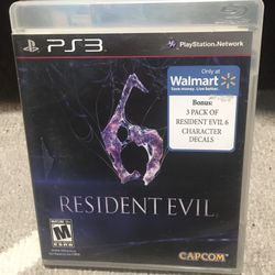 Resident Evil 6 Ps3