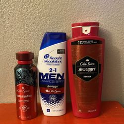 Old Spice Shampoo + Body Wash + Deodorant 