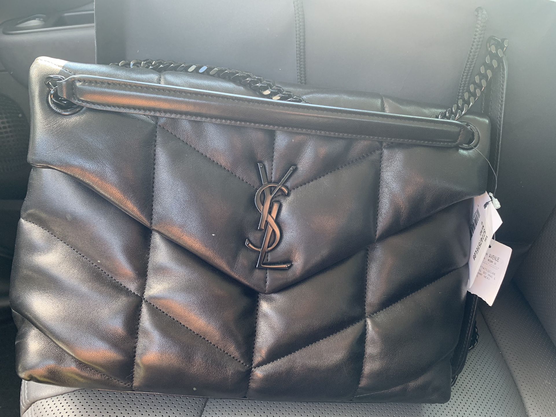 YSL LouLou Puffer Shoulder Bag Quilted Leather 