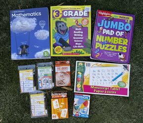 Educational Books and Flash Cards Set