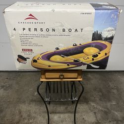 Cascade Sport 4-Person Inflatable Boat set