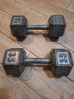 Pair of 35-pound dumbbells