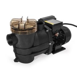XtremepowerUS Above Ground Pool Pump 0.75HP 2400GPH 1.5 NPT Filter Basket 115V Single Speed