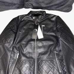 American Breed Black Leather Jacket 