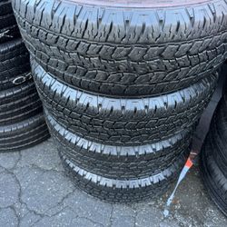 I Have 4 Tires 245-65-17 Goodyear 90% Tread Life $250 All Four Mounted And Balanced 