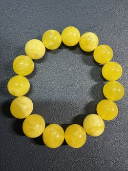 Beeswax Amber Bracelet 