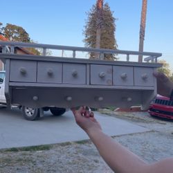Hat Holder, With Small Drawers 