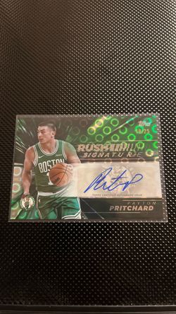 Payton Pritchard Green Auto /25 — 2025 Topps Rush Signatures