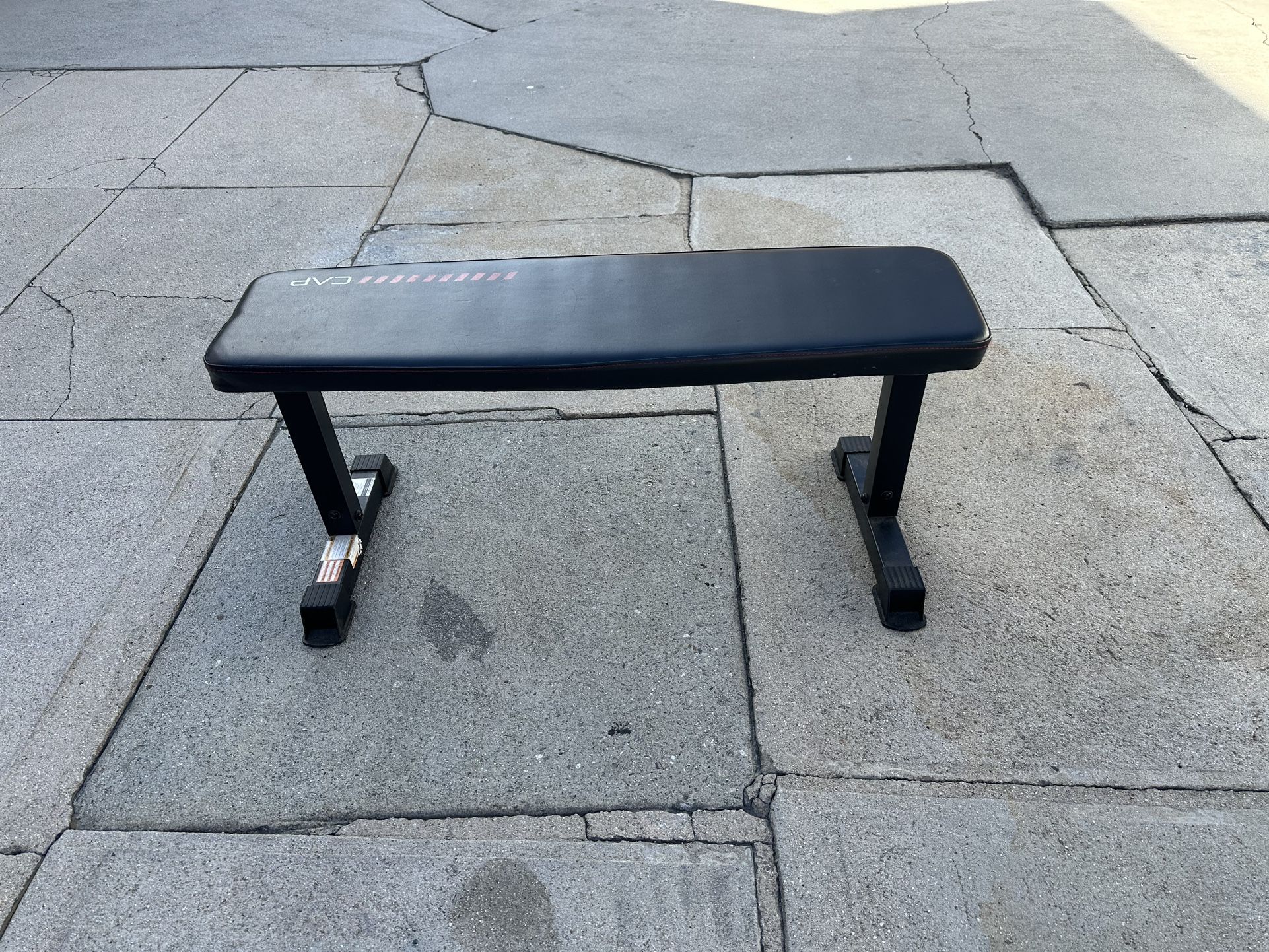 Exercise Bench In Excellent Condition 42” Wide 19” High 1 Foot Side