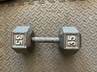 35 lb dumbbell