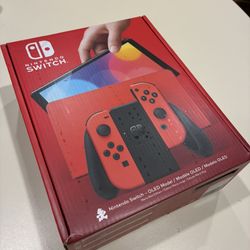 Brand New Nintendo Switch OLED – Mario Red Edition