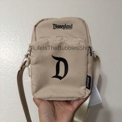 Disney - Disneyland Beige D Crossbody Bag