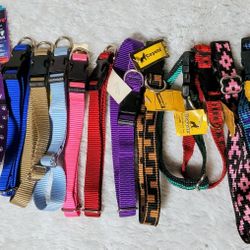 New Quality Medium Size Dog Collars Adjustable 12"-20" $3 each