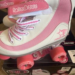 Girls roller skate