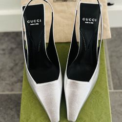 Gucci high heels slingback pump 7