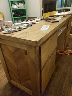 2'x7' 100% custom made, office desk.