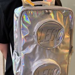 Lego Holographic Silver Backpack 