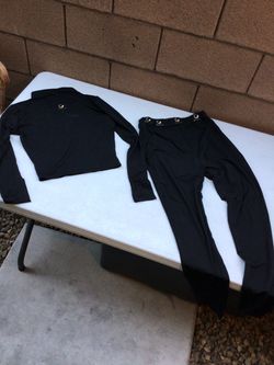 Black Two-Piece Matching Set Long Sleeve