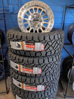 17inch KMC wheels 6x139.7 on 285 70 17 Nitto Ridge Grappler🔥🔥🔥