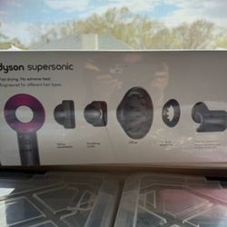 Brand New Dyson SuperSonic Hair Dryer  Elegant Iron Fuchsia
