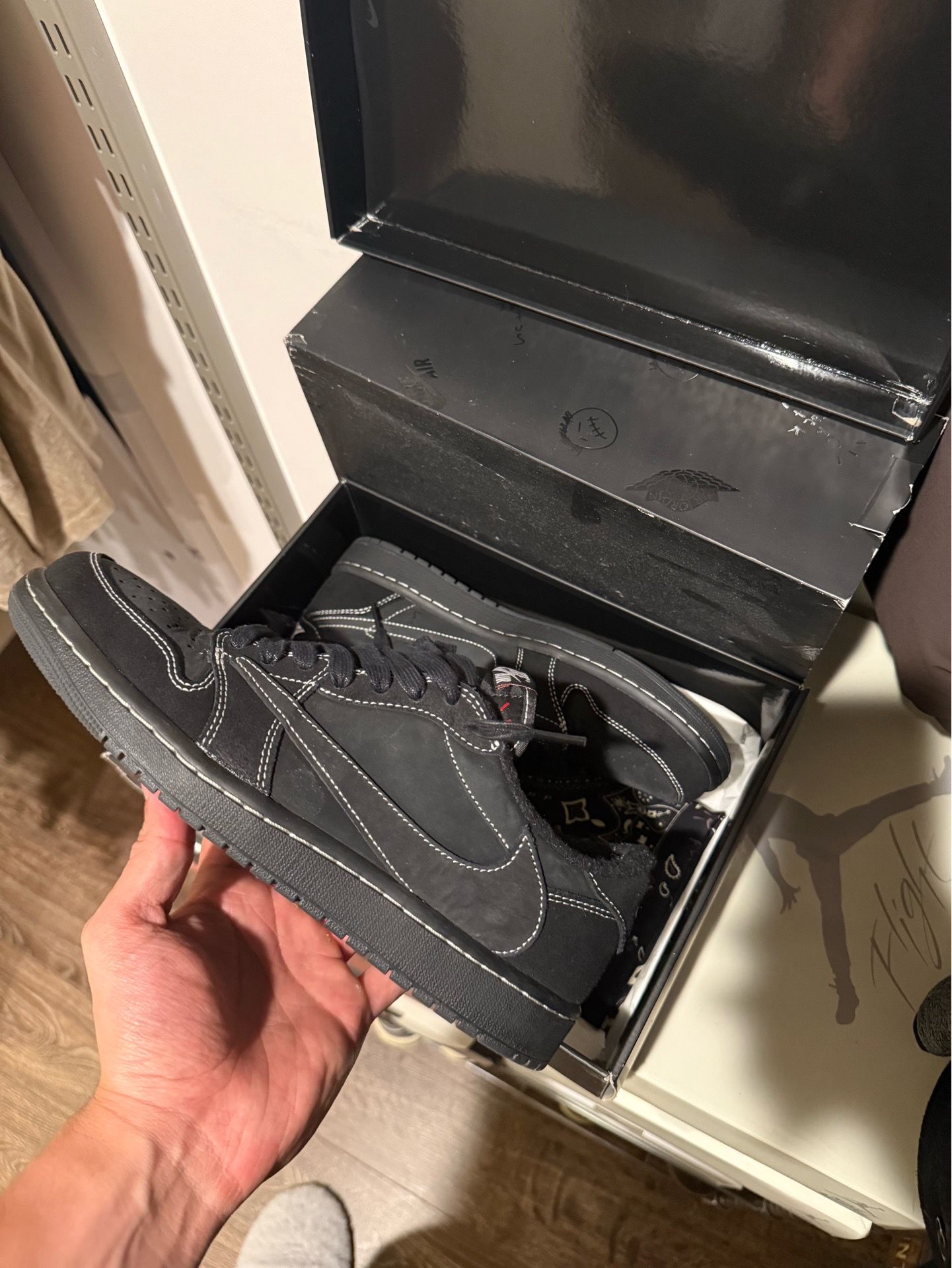 Air Jordan 1 Low Travis Scott Phantom size 9