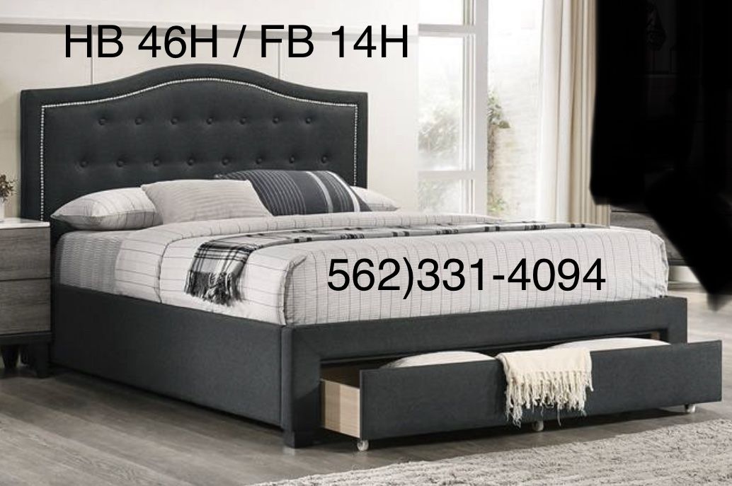 🔴 New Queen Size Beds W/Storage & New Mattress 🔴