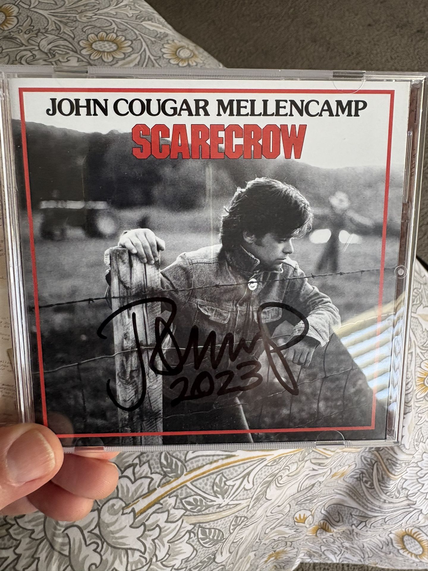 Signed John Mellencamp CD
