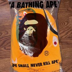 Neon Orange Bape Hoodie 🍊