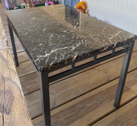 Small dining table.