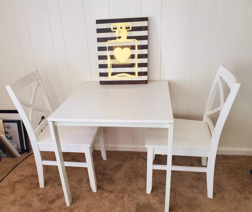 Dining Table with Two Chairs