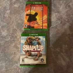 Shape Up And Fantasia X Box 1 Games 