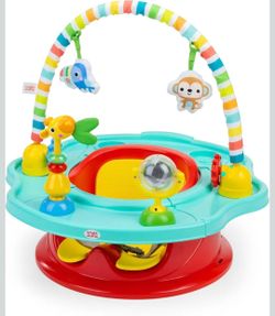 Bright Starts 3-in-1 SuperSeat Playful Paradise, Baby Activity Seat