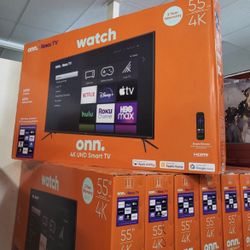 55” Onn Smart 4k Led Uhd Tv 
