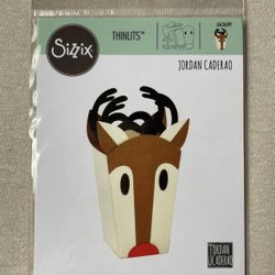 Sizzix 663609 Reindeer Bag 3-D Thinlits Die Set