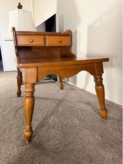 VINTAGE Mersman Solid Wood End Tables / Telephone Tables – Matching Pair $275 OBO