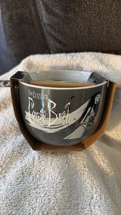Corpse Bride bowl with chopsticks