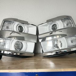 Custom Chevy Silverado Headlights 