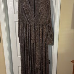 Brown Sparkle Dress