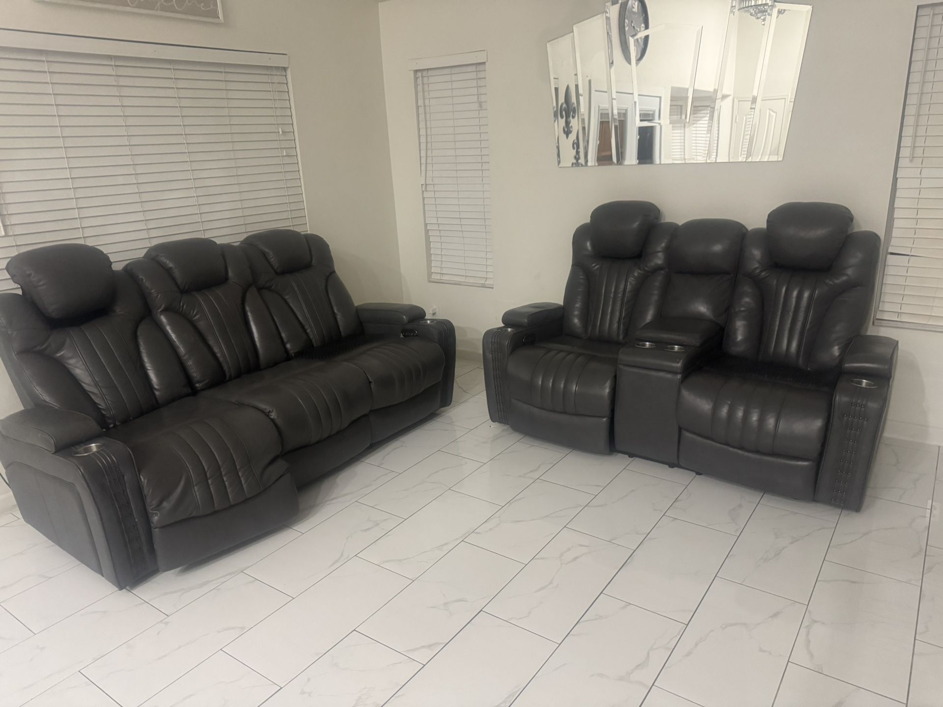 Leather Living Room Set Recliners For Sale