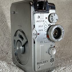 Vintage Bolsey 8 subminiature 8mm movie/still camera