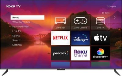 Roku 75" Class 4K Qled Plus Series Smart TV - 75R6A5R - Black
