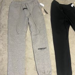 Essentials Fear Of God Pants. Dark Oatmeal, Stretch Limo Size M