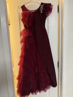 Red Sparkling Dress size 6/7