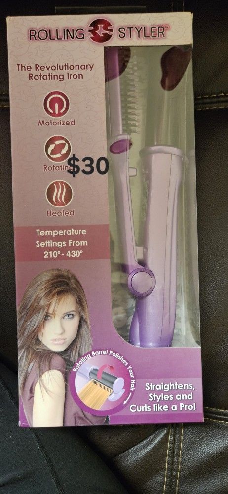 Rolling Styler Rotating Iron