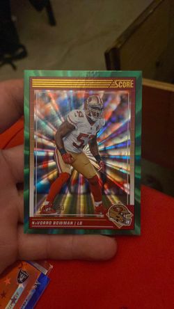 2024 Panini Score NaVorro Bowman Green Spokes Parallel