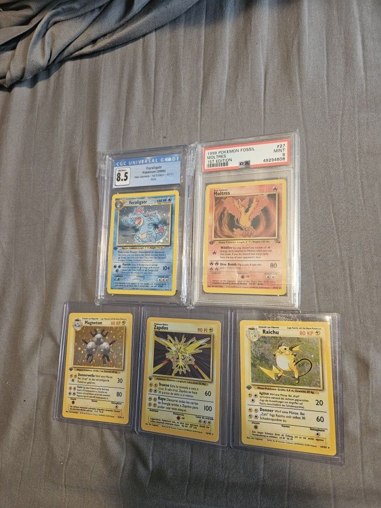 1st Edition Vintage Pokemon Cards